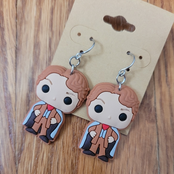New Gilderoy Lockhart Harry Potter Dangle Earrings - Picture 1 of 5
